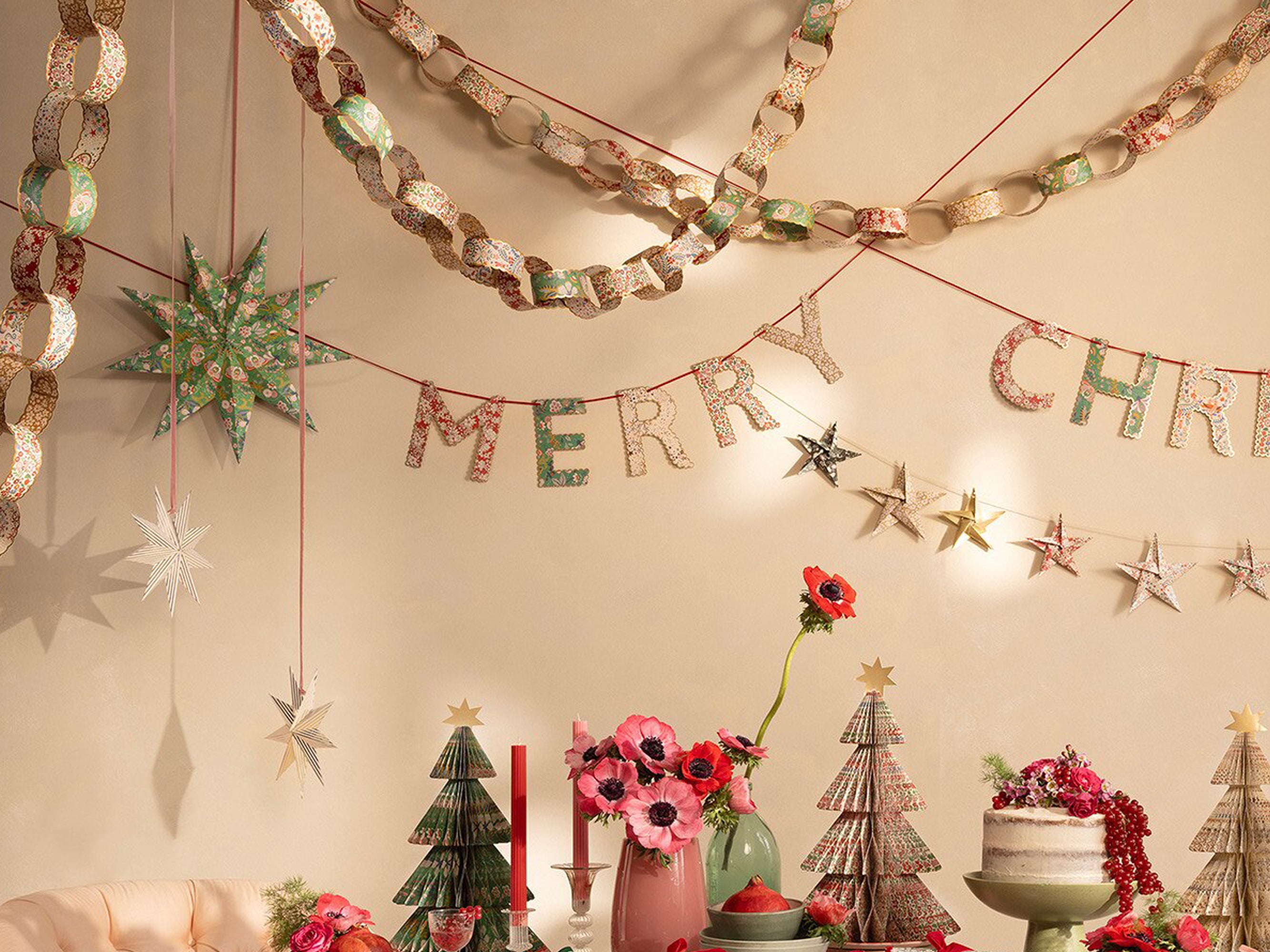 Meri Meri x Liberty Festive Paper Chains Set