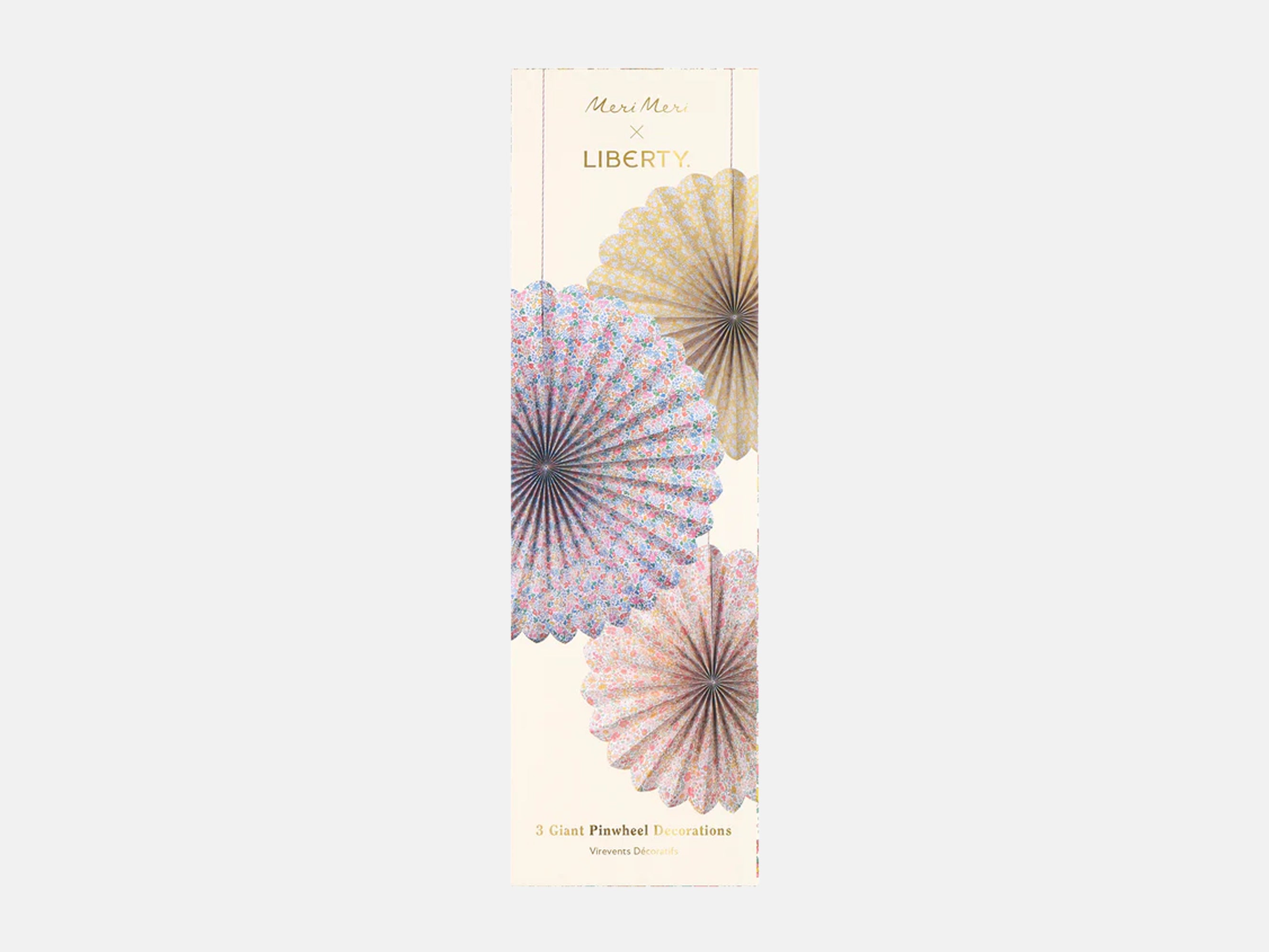 Meri Meri x Liberty Giant Pinwheel Decorations (3) | Holme & Moss