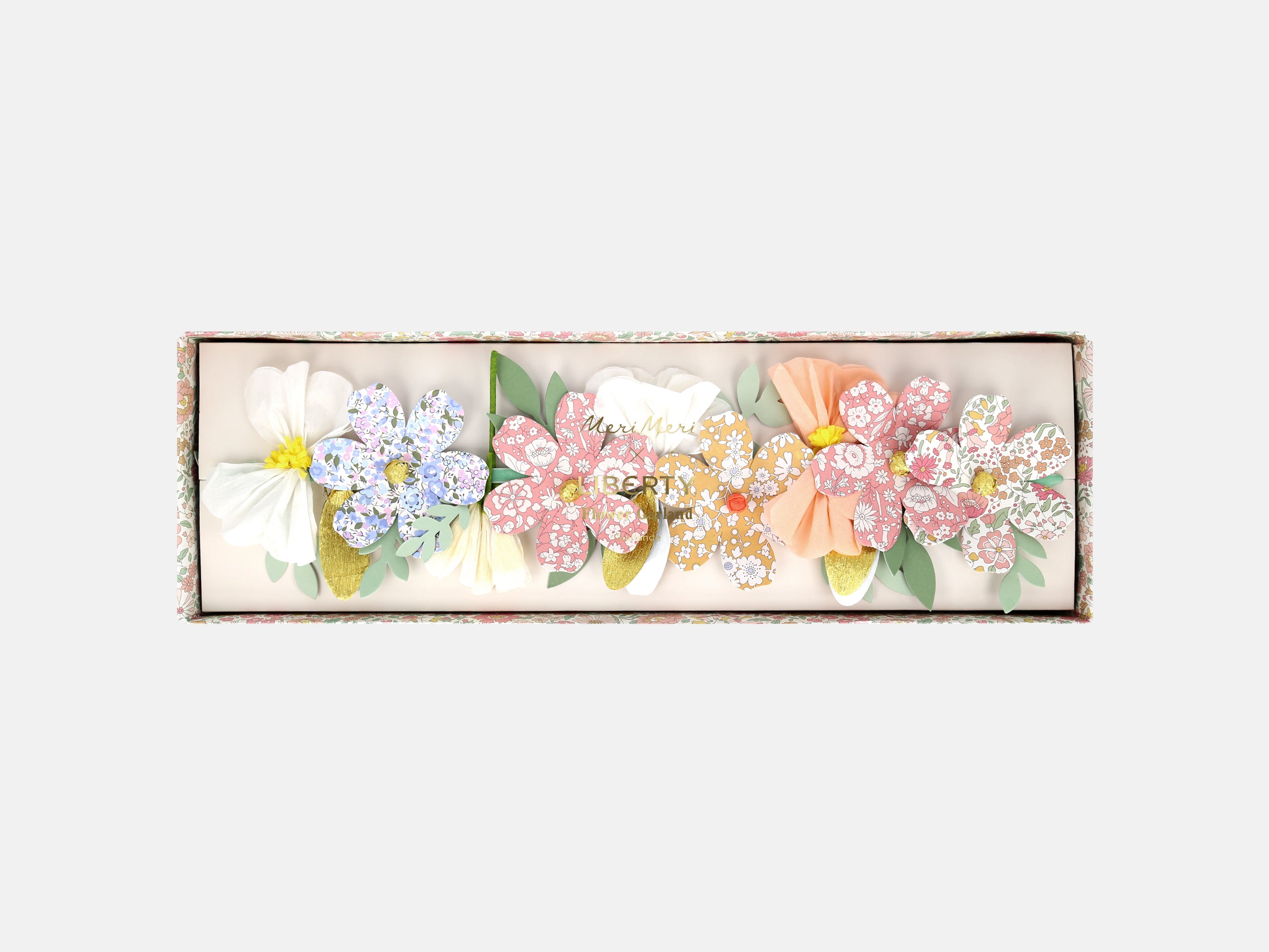 Meri Meri x Liberty Paper Flower Garland | Holme & Moss