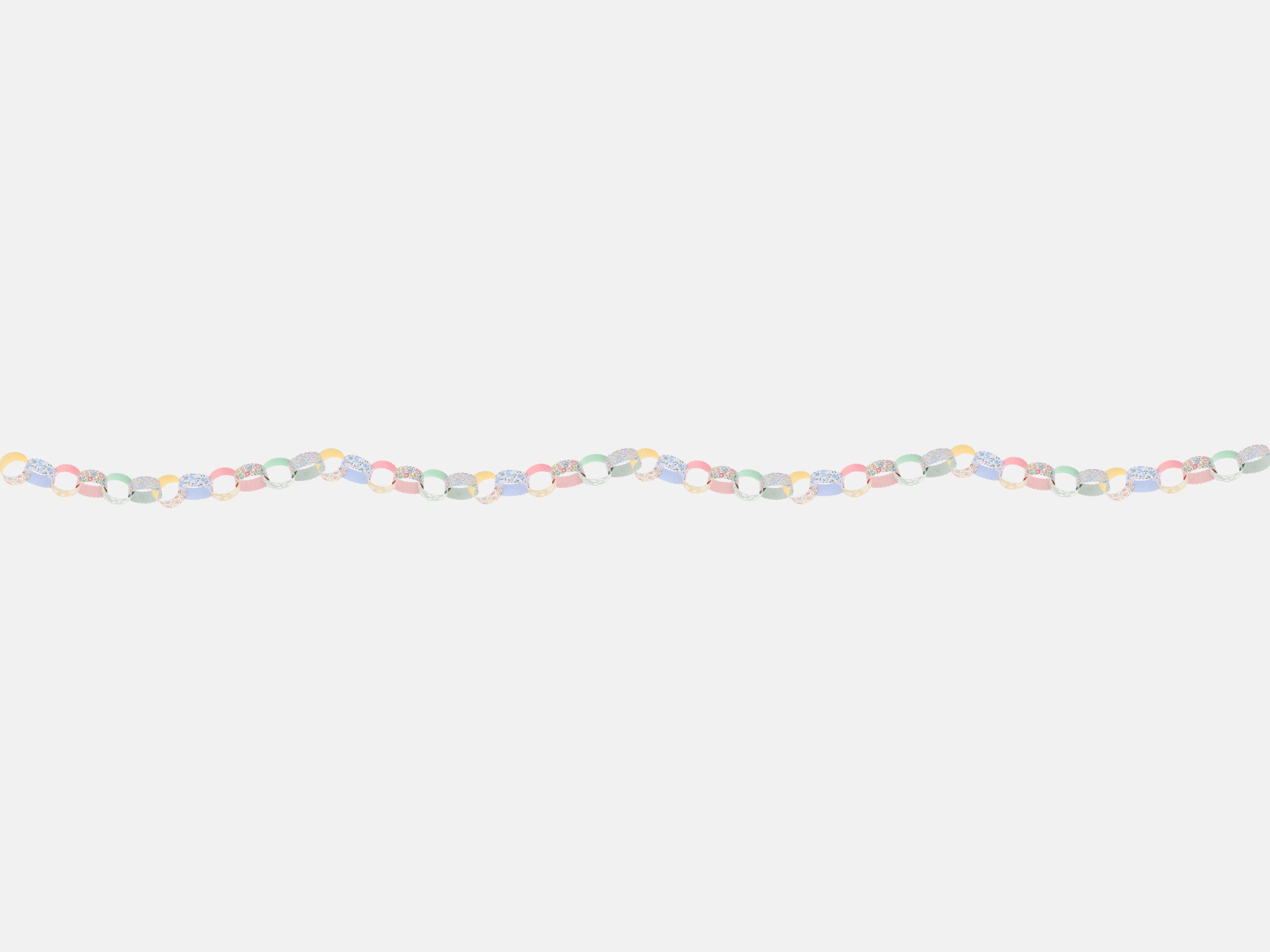 Meri Meri x Liberty Scalloped Paper Chains Set | Holme & Moss