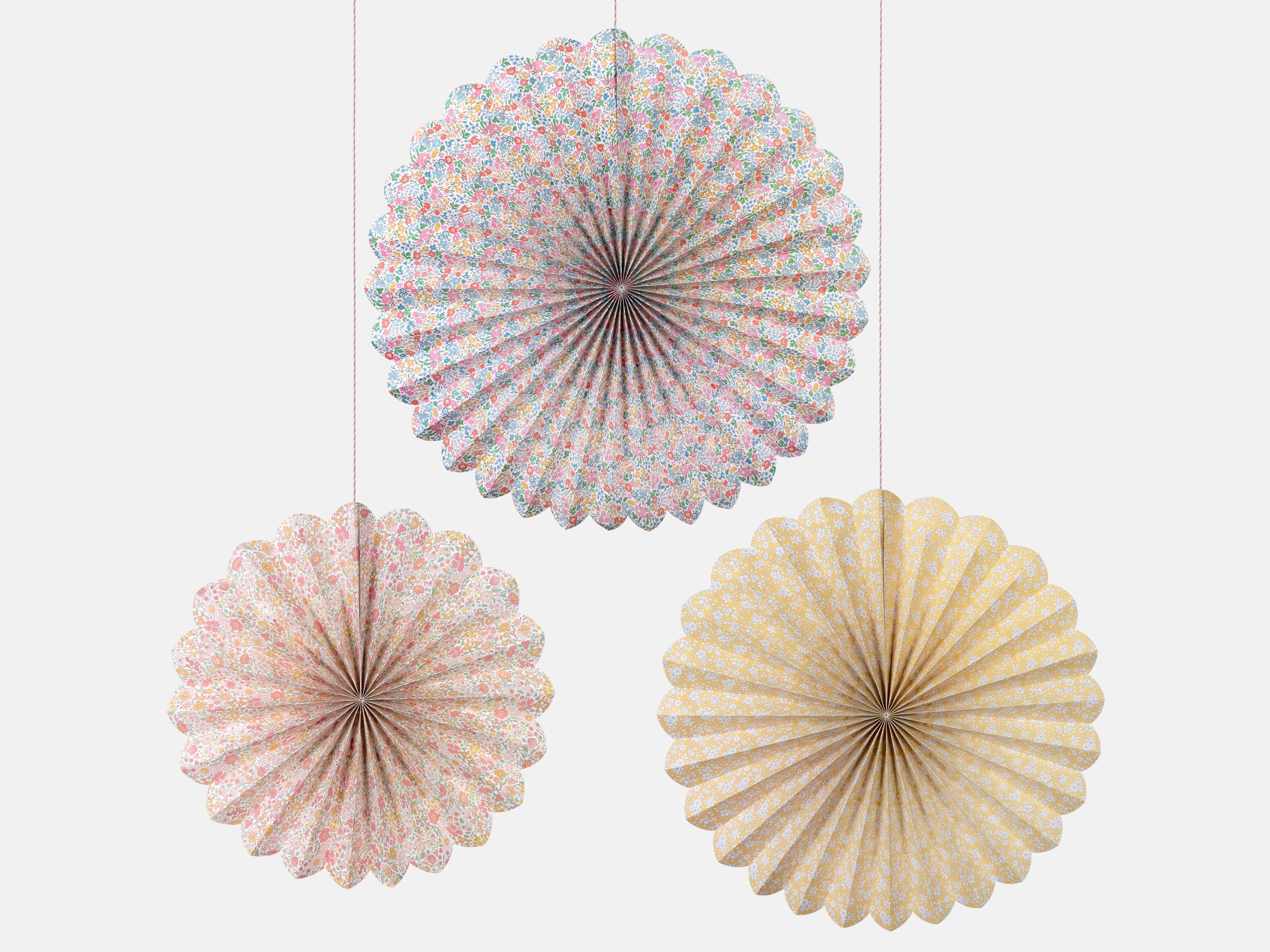 Meri Meri x Liberty Giant Pinwheel Decorations (3) | Holme & Moss