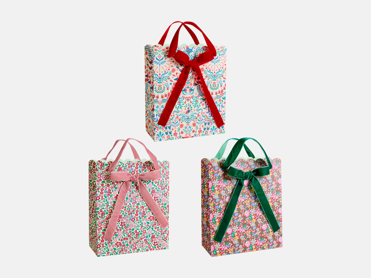 Meri Meri x Liberty Medium Gift Bags (3) | Holme & Moss