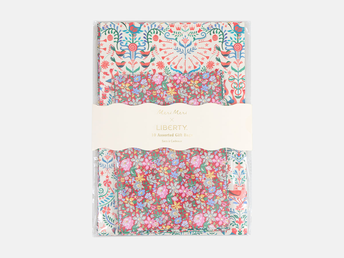 Meri Meri x Liberty Paper Gift Bags (10) | Holme & Moss