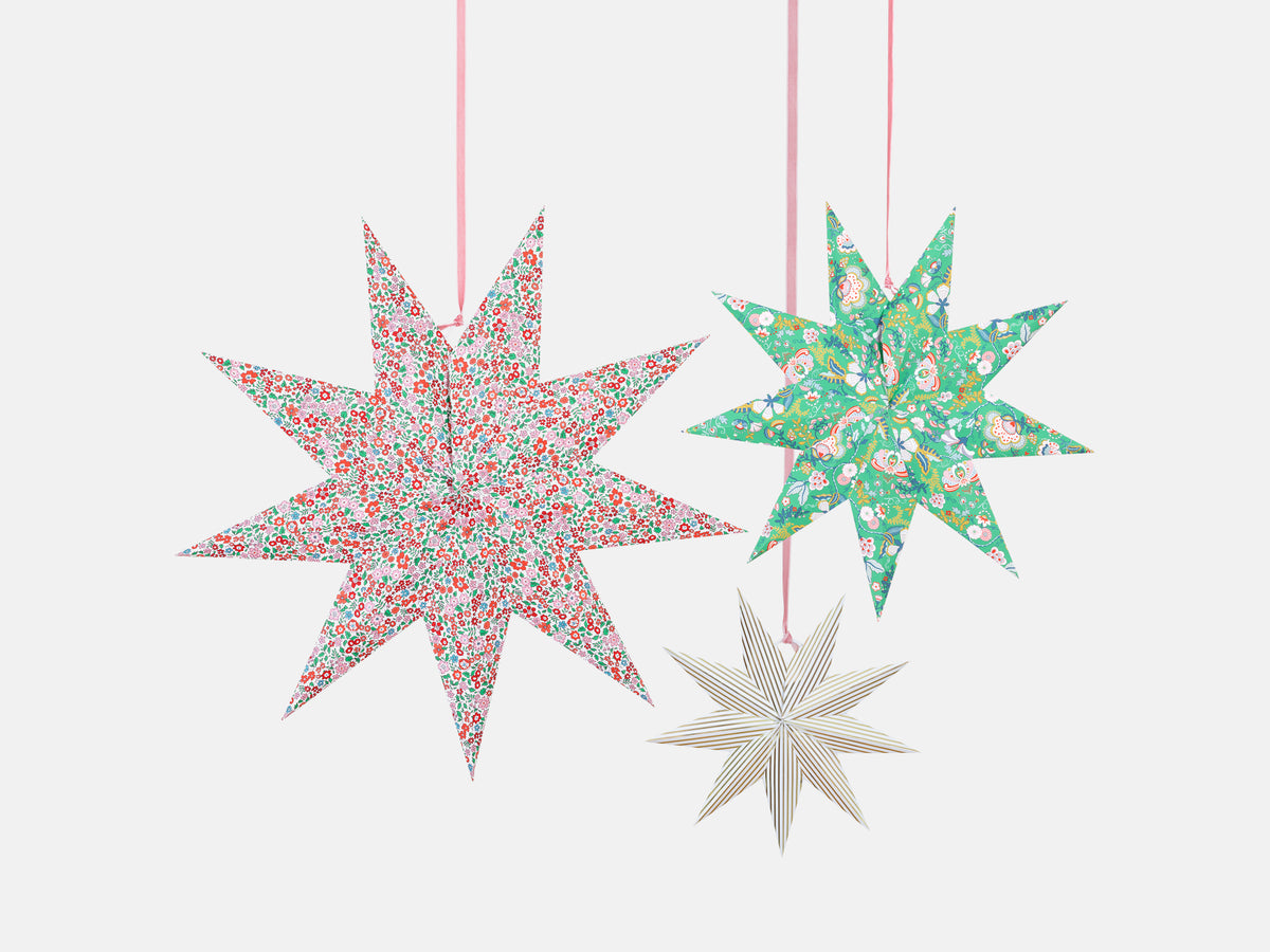Meri Meri x Liberty Star Decorations (3) | Holme & Moss