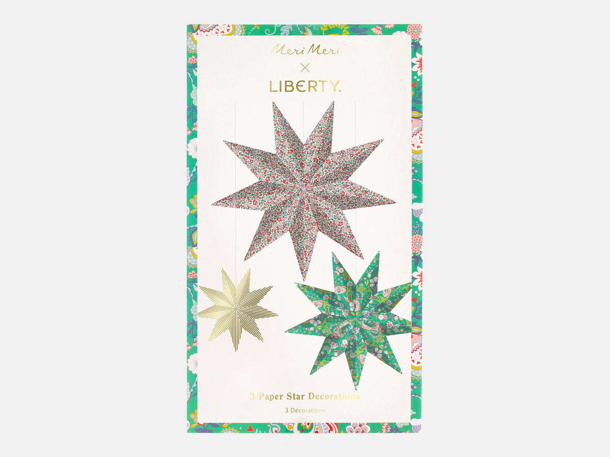 Meri Meri x Liberty Star Decorations (3) | Holme & Moss