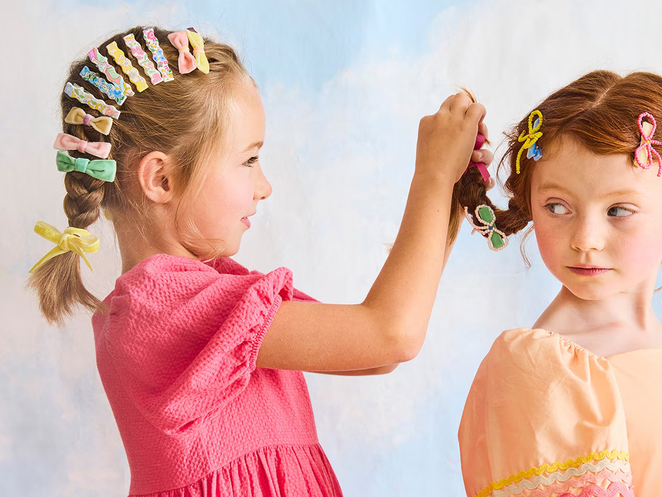 Meri Meri x Liberty Wavy Hair Clips (8) | Holme & Moss