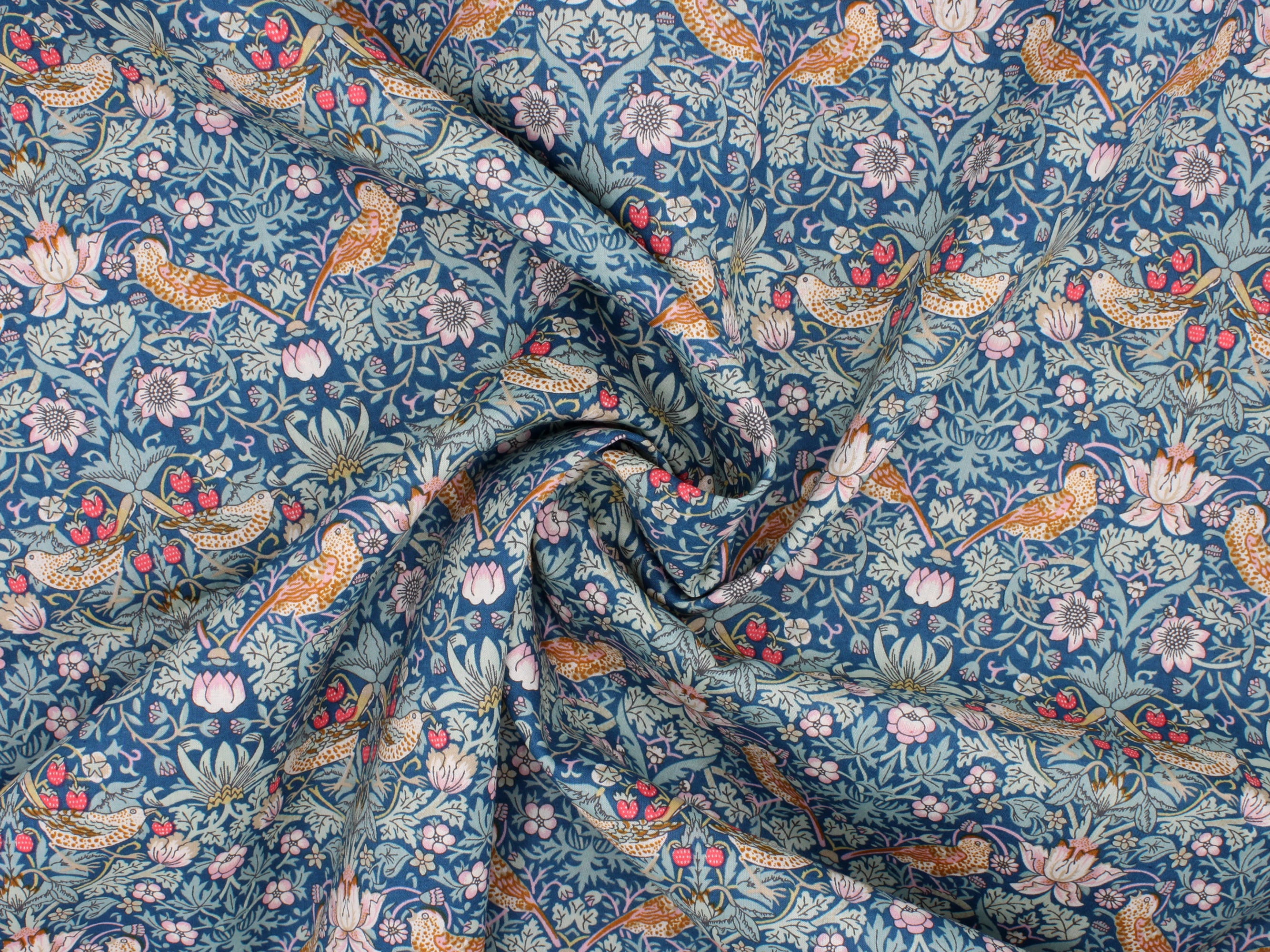 Strawberry Thief P Liberty London Tana Lawn Cotton Fabric | Holme & Moss Fabric Shop