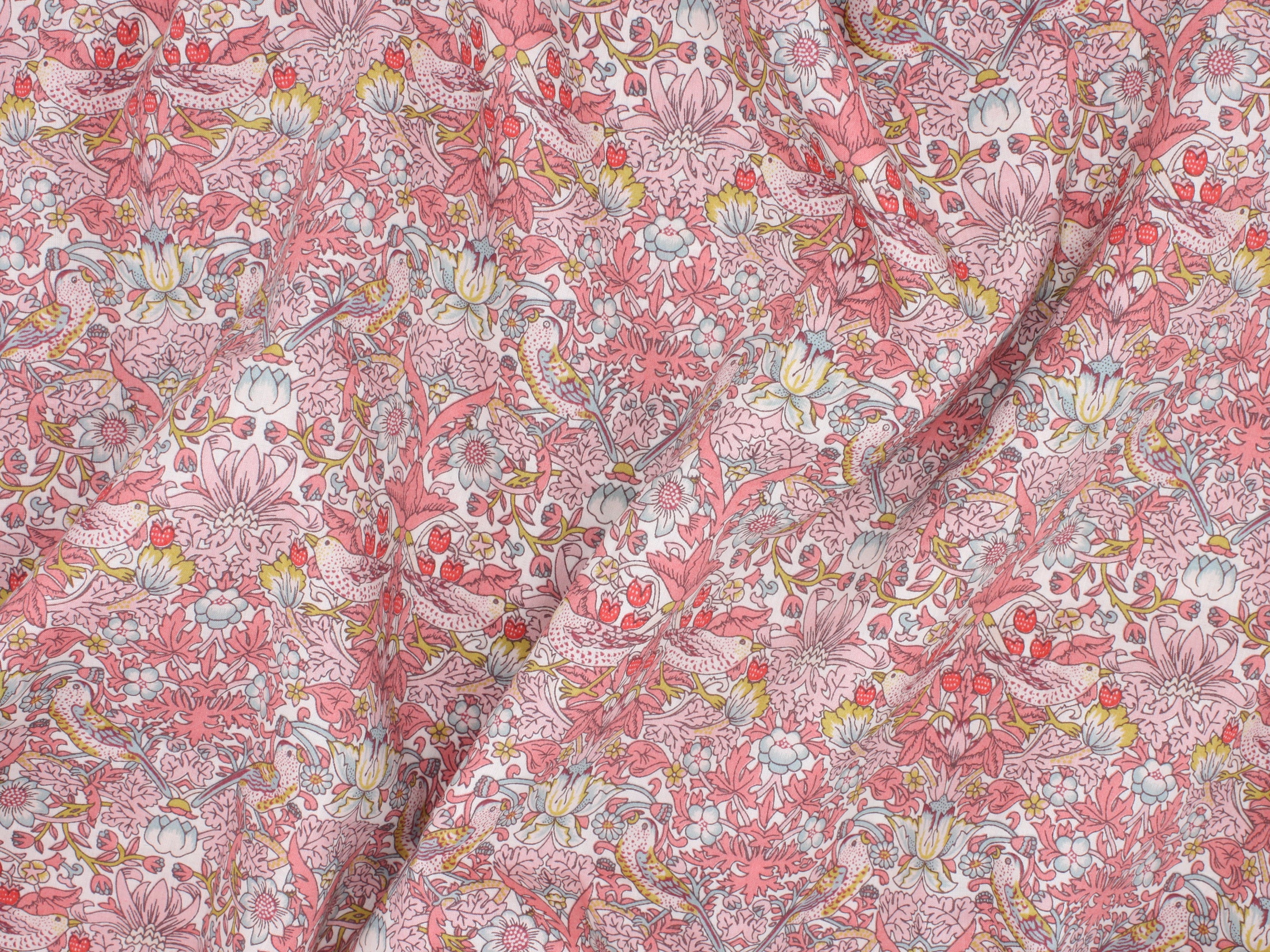 Strawberry Thief Spring C Liberty London Tana Lawn Cotton Fabric | Holme & Moss Fabric Shop