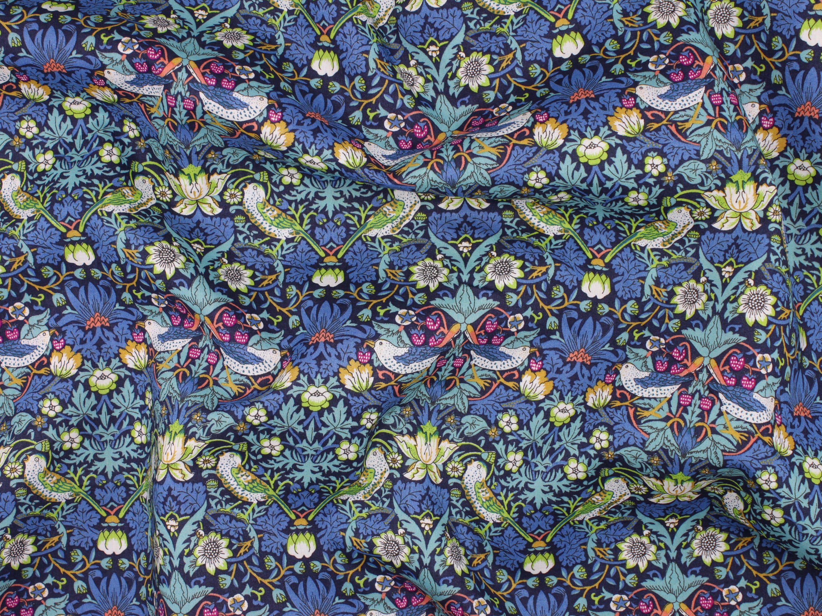 Strawberry Thief J Liberty London Tana Lawn Cotton Fabric | Holme & Moss Fabric Shop