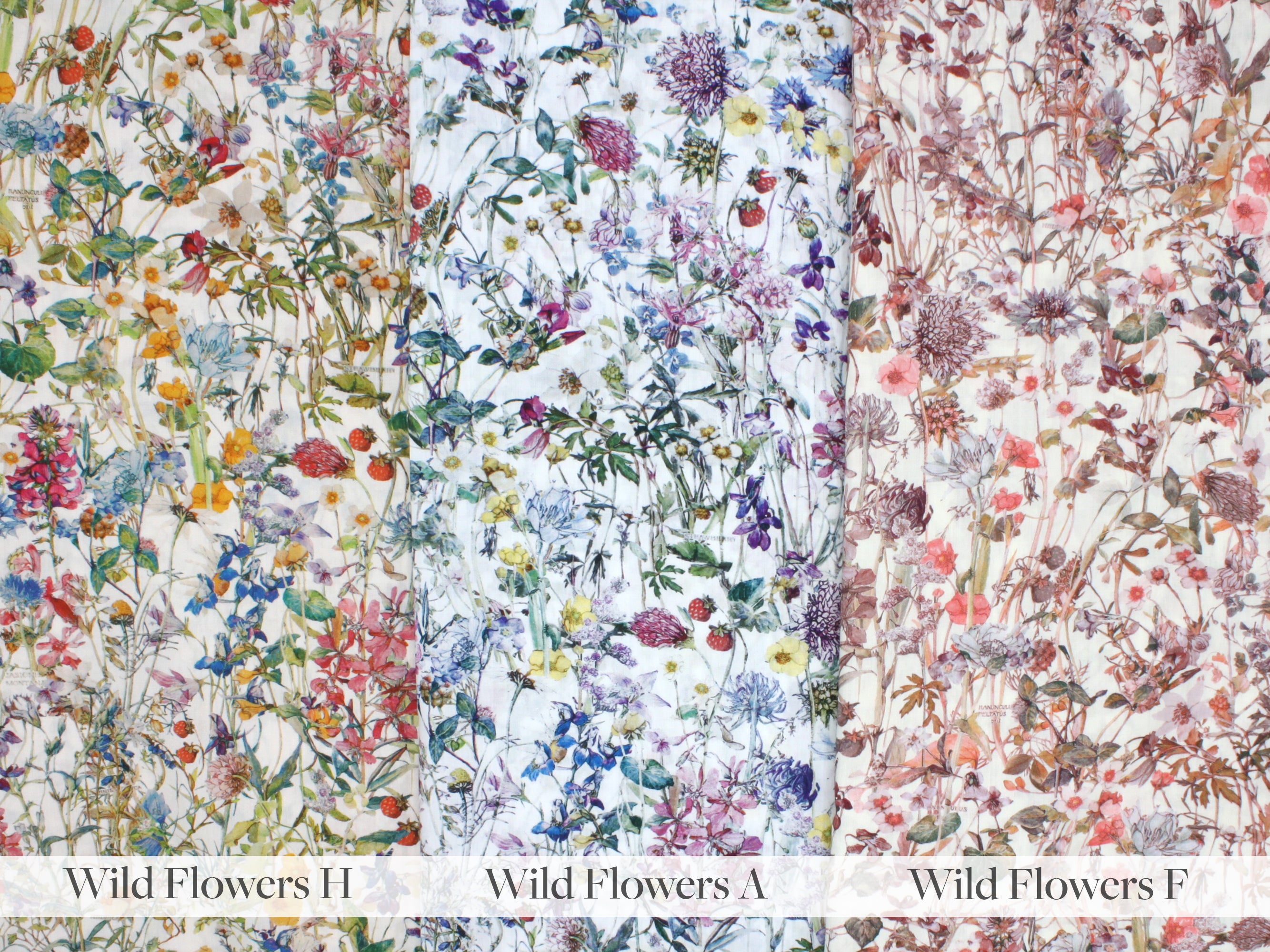 Liberty Fabrics - Wild Flowers H Tana Lawn™ Cotton | Holme & Moss