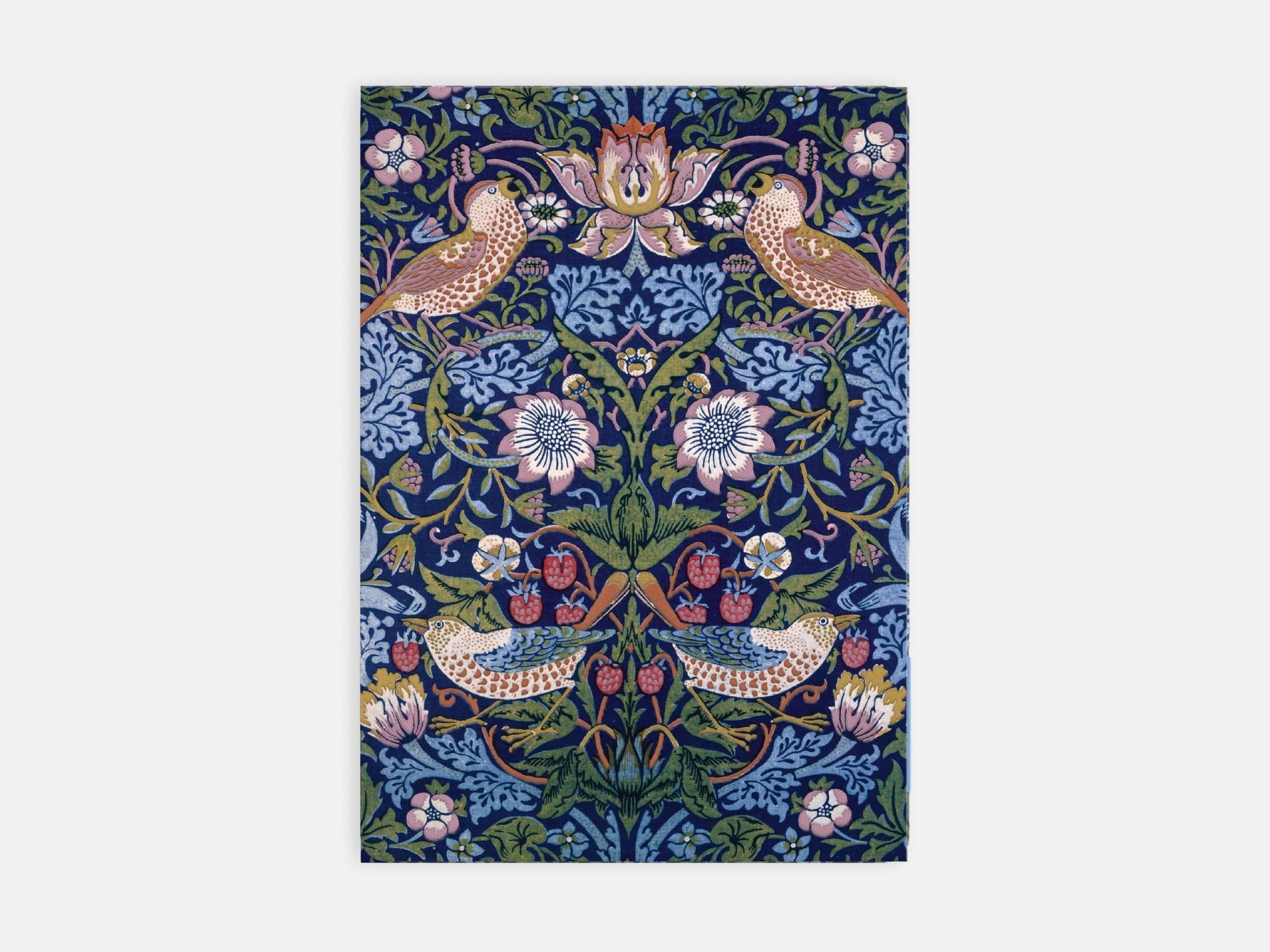 William Morris Strawberry Thief Embroidered B5 Journal | Holme & Moss