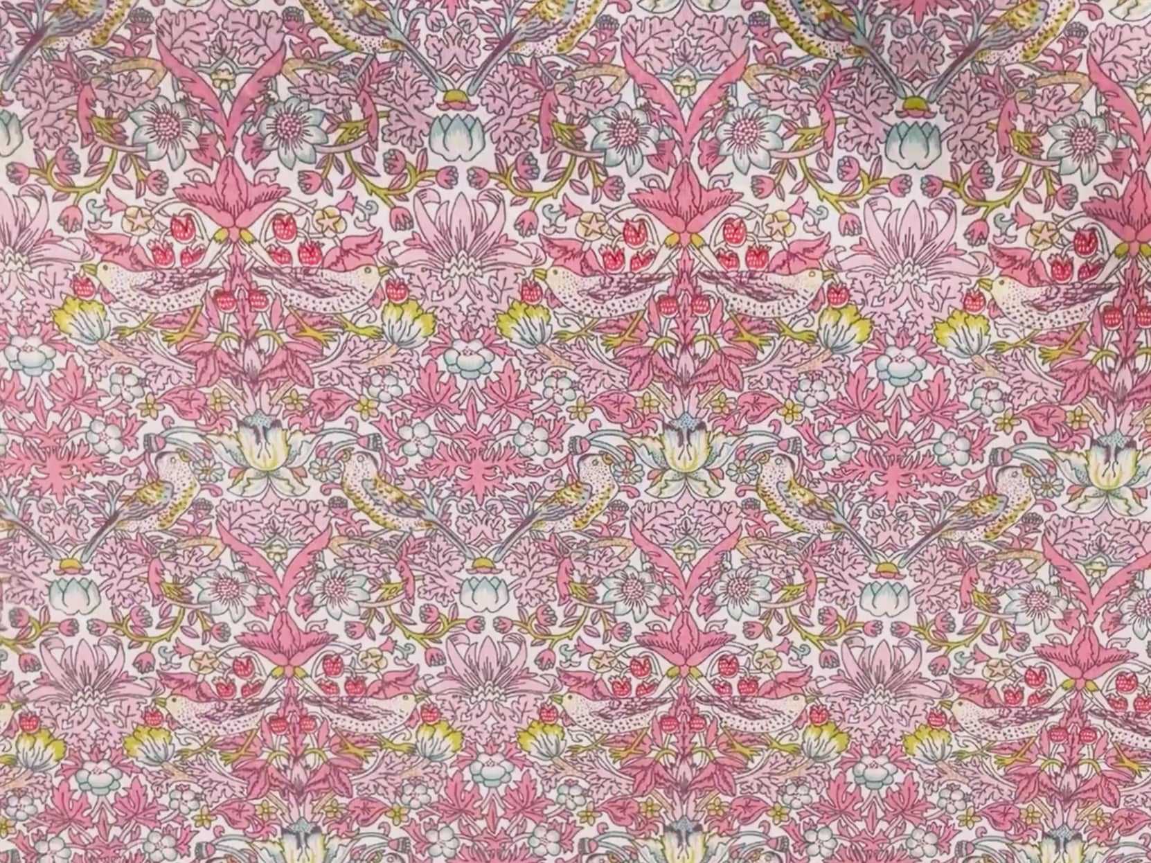 Strawberry Thief Spring C Liberty London Tana Lawn Cotton Fabric | Holme & Moss Fabric Shop