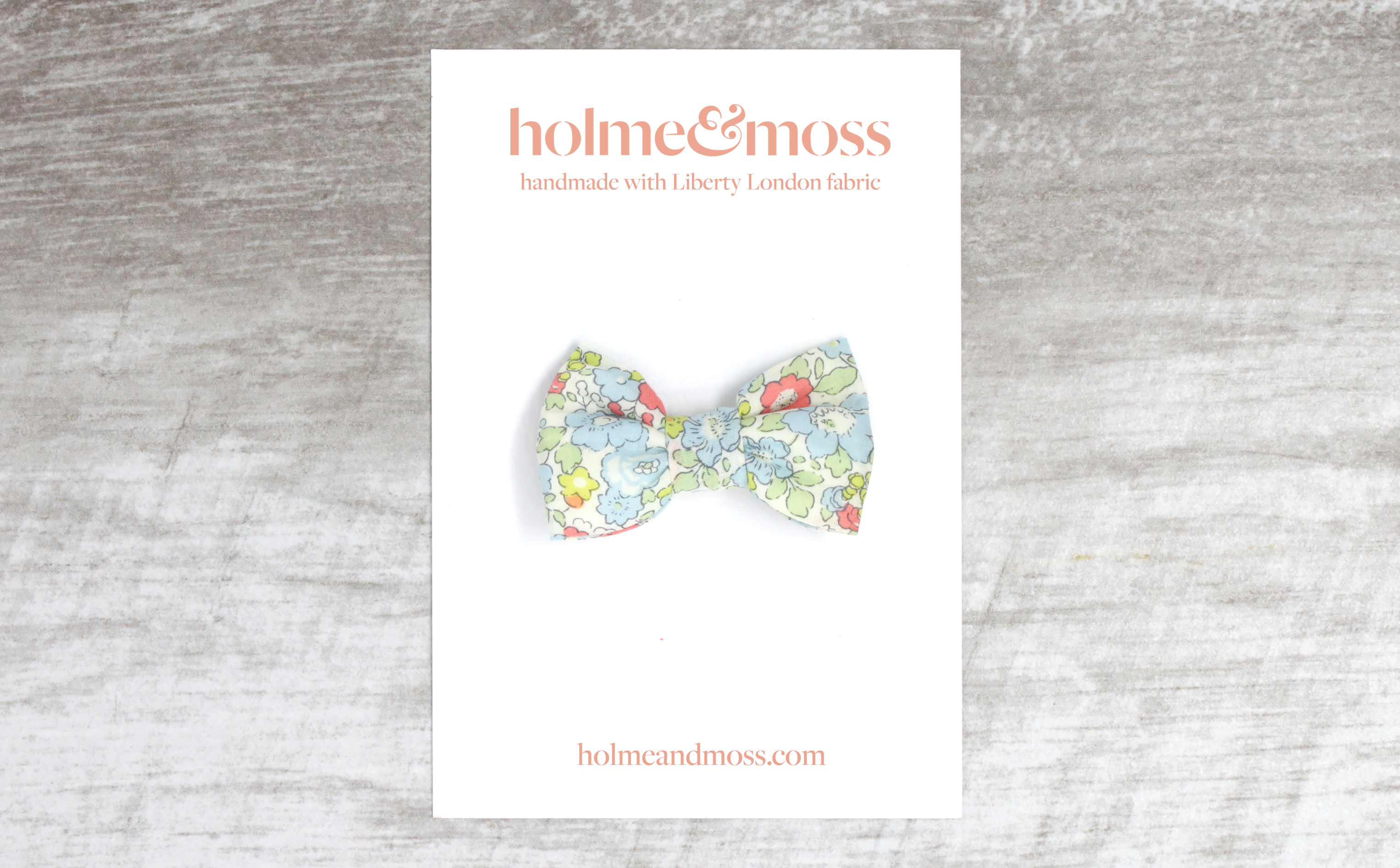 Bow Hair Clip - Liberty Betsy Ann C Print - Holme & Moss