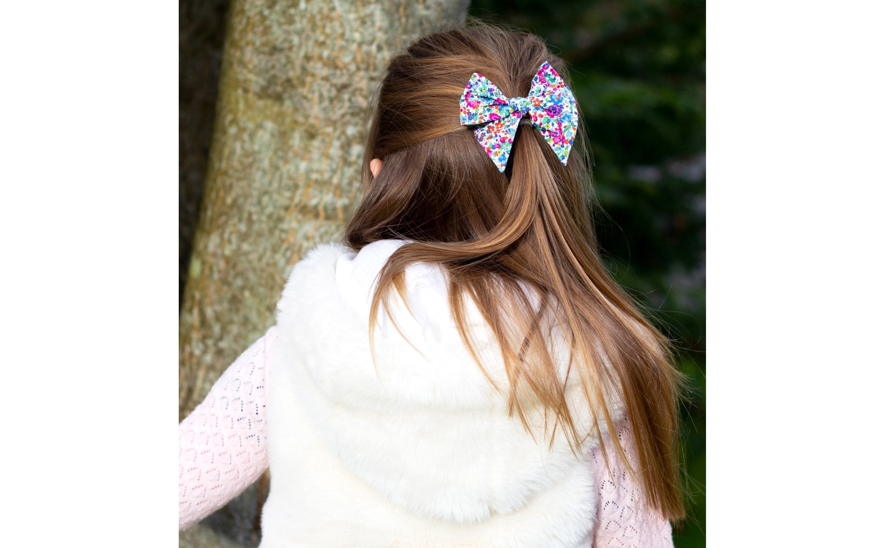 Large Bow Hair Clip - Liberty of London Print | Holme & Moss