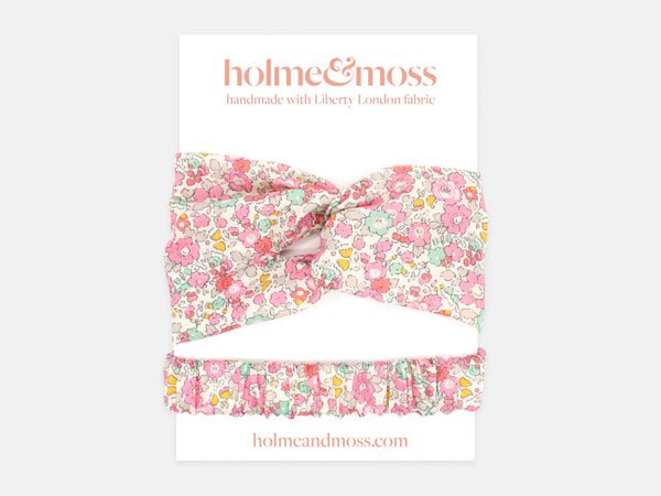 Twist Headband, Liberty London Betsy Ann D Print | Holme & Moss