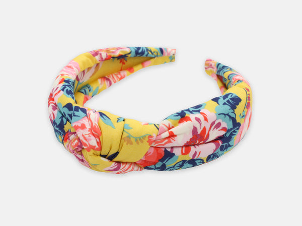Padded Knot Headband, Liberty London Magical Bouquet Print | Holme & Moss