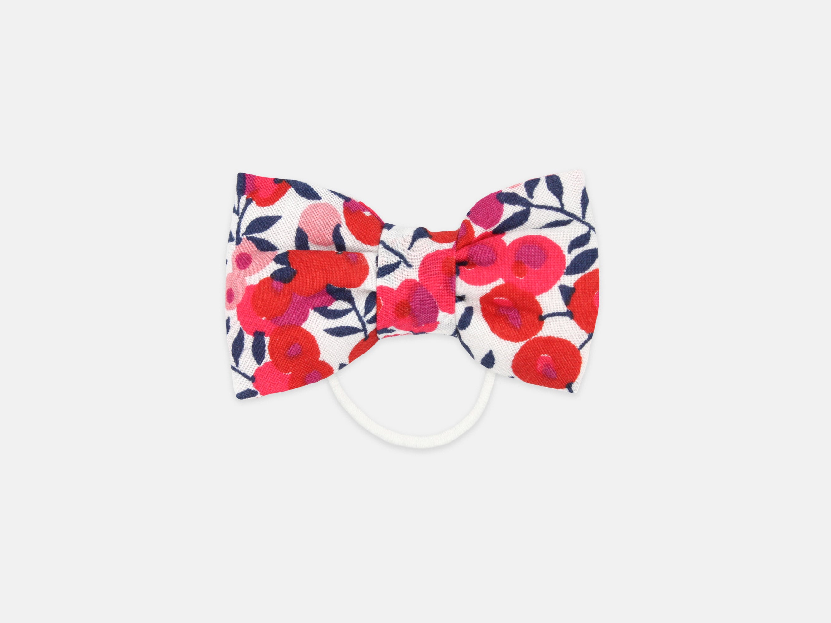Small Bow Hair Band, Liberty London Wiltshire Berry S Print | Holme & Moss