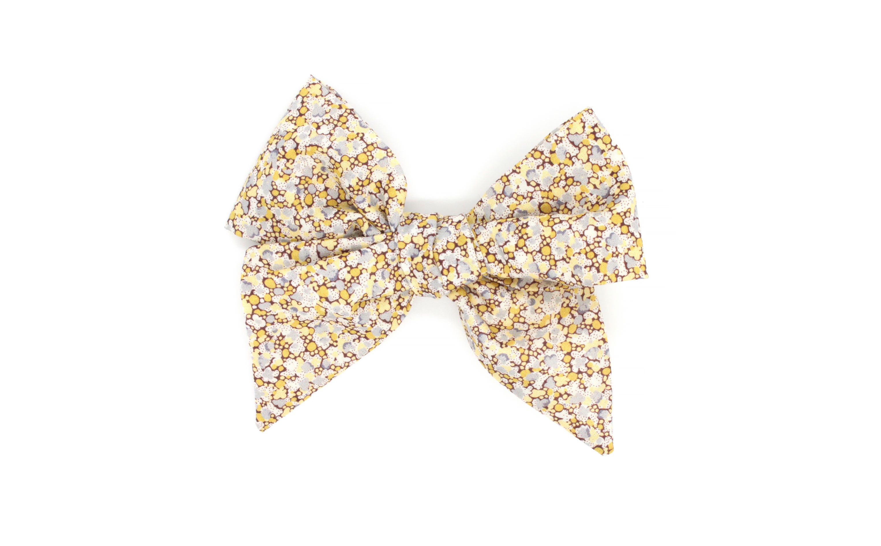 Large Bow Hair Clip - Liberty of London Pepper B-40 Print | Holme & Moss